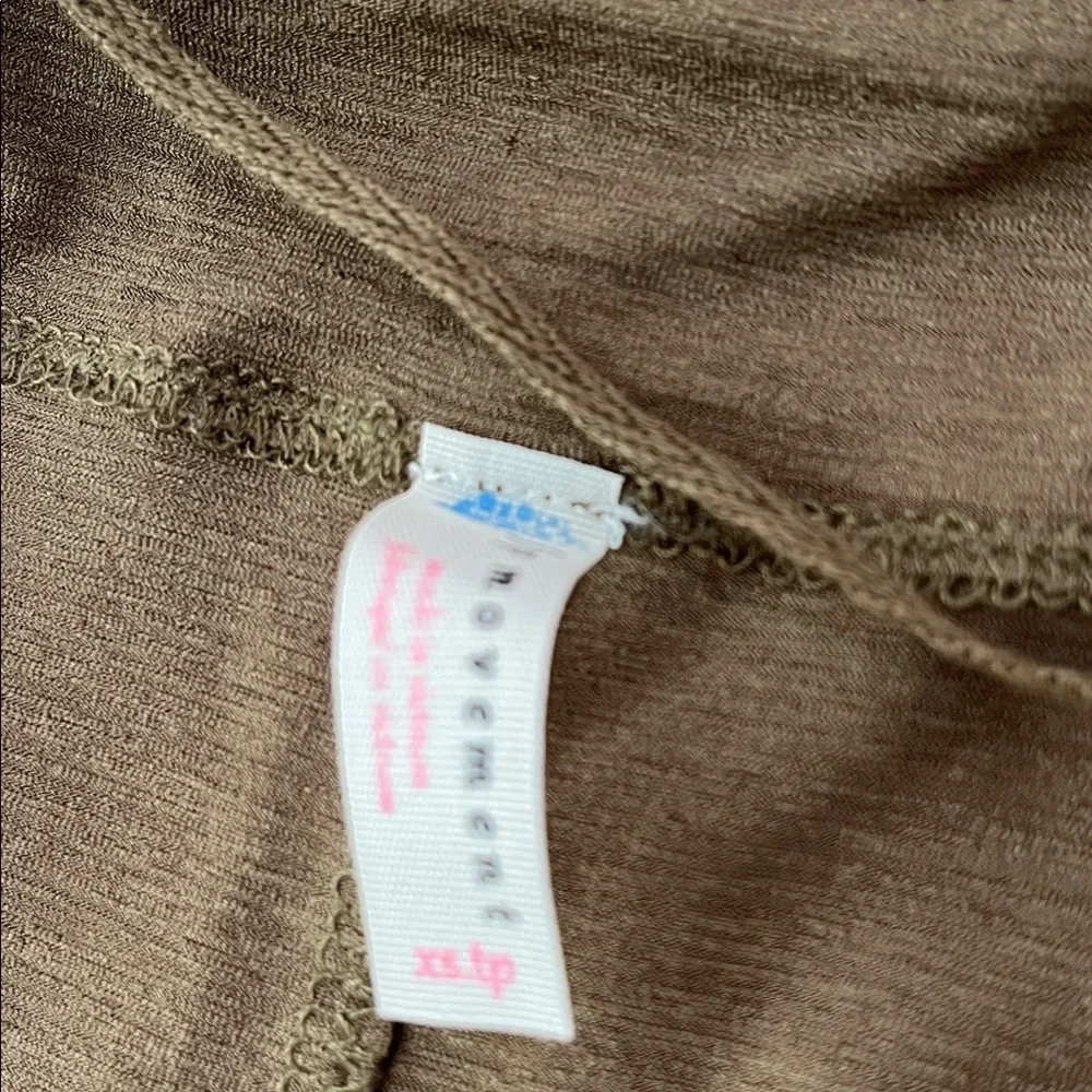 FP movement olive green Women's Top, size XS - Picture 8 of 10